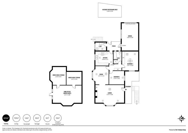 Floorplan of Homely house listing, 6 Whitington Avenue, Glen Osmond SA 5064