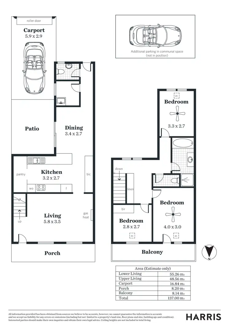 Floorplan of Homely townhouse listing, 12/25 Frederick Street, Unley SA 5061