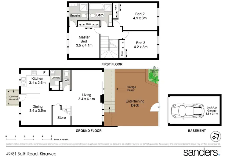 Floorplan of Homely townhouse listing, 49/81 Bath Road, Kirrawee NSW 2232