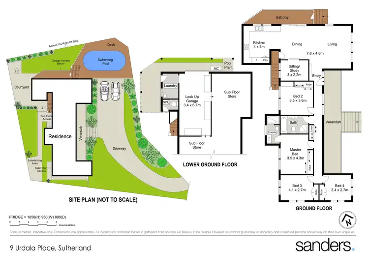 Floorplan of Homely house listing, 9 Urdala Place, Sutherland NSW 2232
