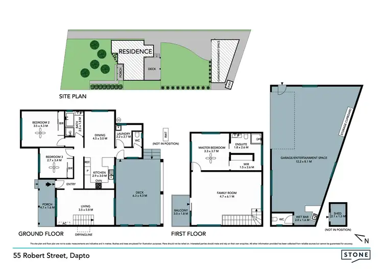 Floorplan of Homely house listing, 55 Robert Street, Dapto NSW 2530