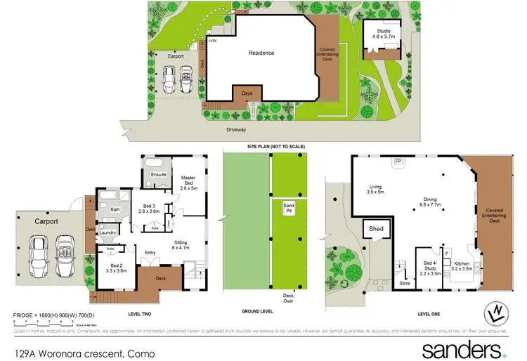 Floorplan of Homely house listing, 129A Woronora Crescent, Como NSW 2226