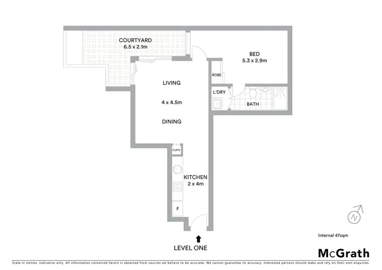 Floorplan of Homely unit listing, 8/236 Pacific Highway, Crows Nest NSW 2065