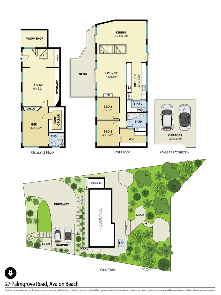 Floorplan of Homely house listing, 27 Palmgrove Road, Avalon Beach NSW 2107