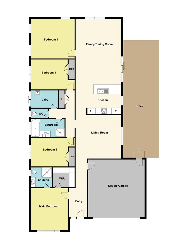Floorplan of Homely house listing, 5 Keating Court, Miners Rest VIC 3352