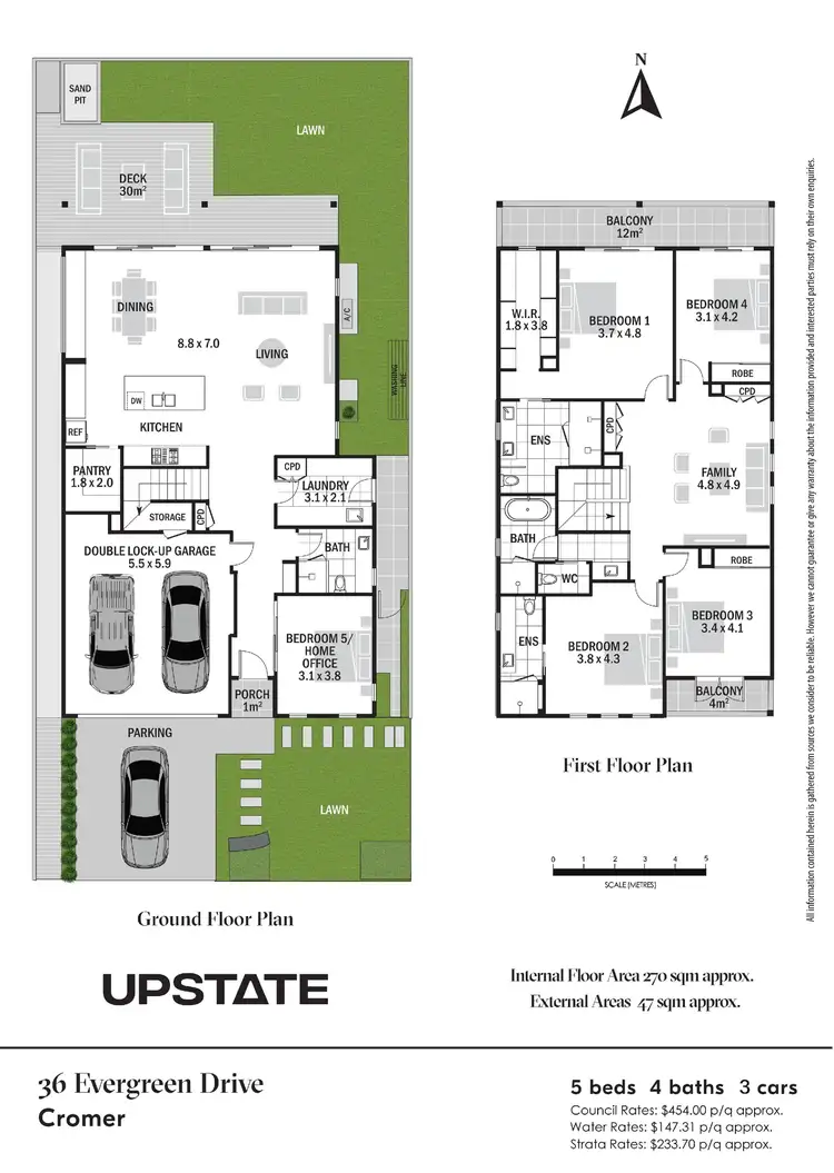 Floorplan of Homely house listing, 36 Evergreen Drive, Cromer NSW 2099