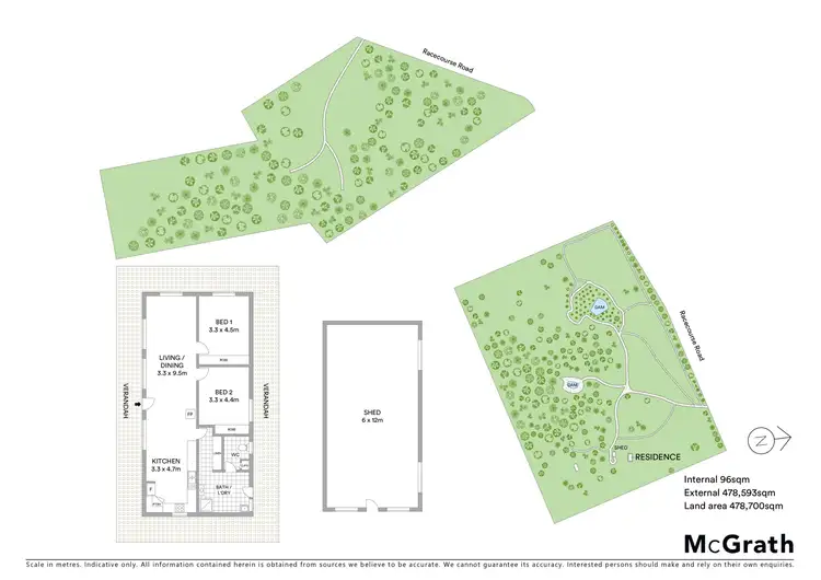 Floorplan of Homely house listing, 410 Racecourse Road, Trawalla VIC 3373