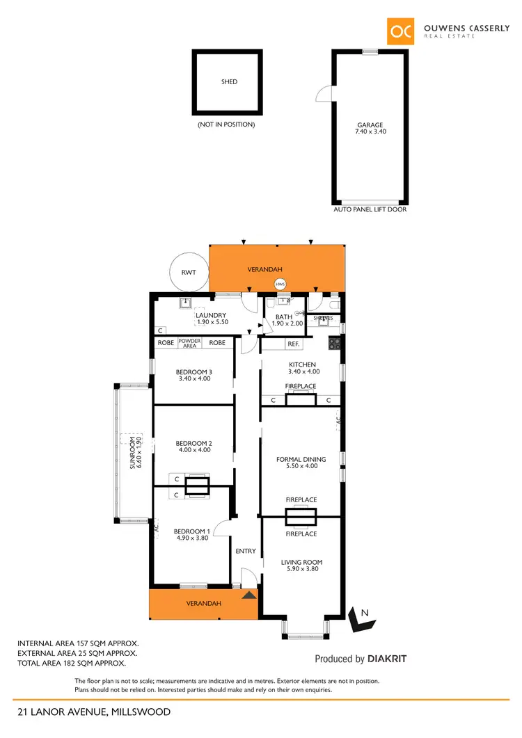 Floorplan of Homely house listing, 21 Lanor Avenue, Millswood SA 5034