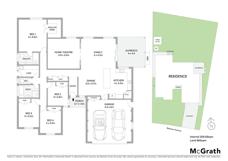 Floorplan of Homely house listing, 6 Bateman Avenue, Mudgee NSW 2850