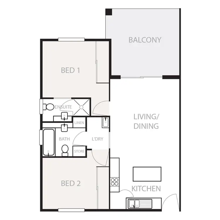 Floorplan of Homely unit listing, 3/17 Lyon Street, Moorooka QLD 4105