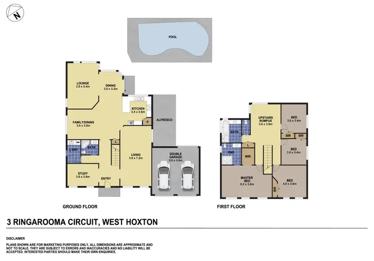 Floorplan of Homely house listing, 3 Ringarooma Circuit, West Hoxton NSW 2171