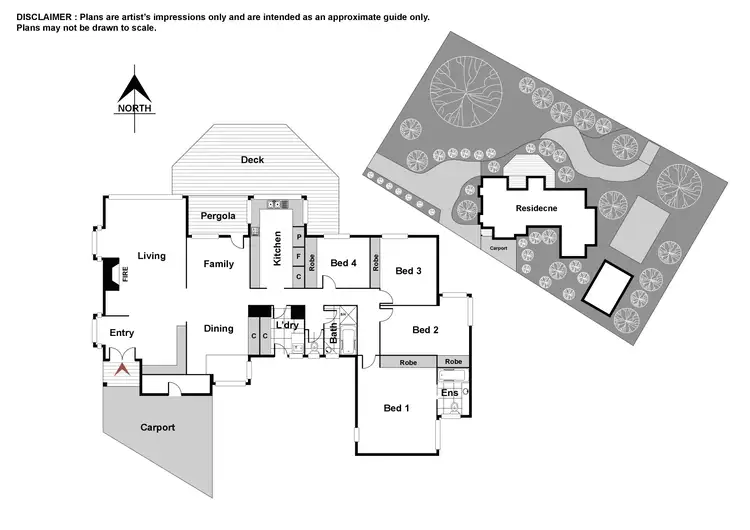 Floorplan of Homely house listing, 26 Irwin Street, Yarralumla ACT 2600