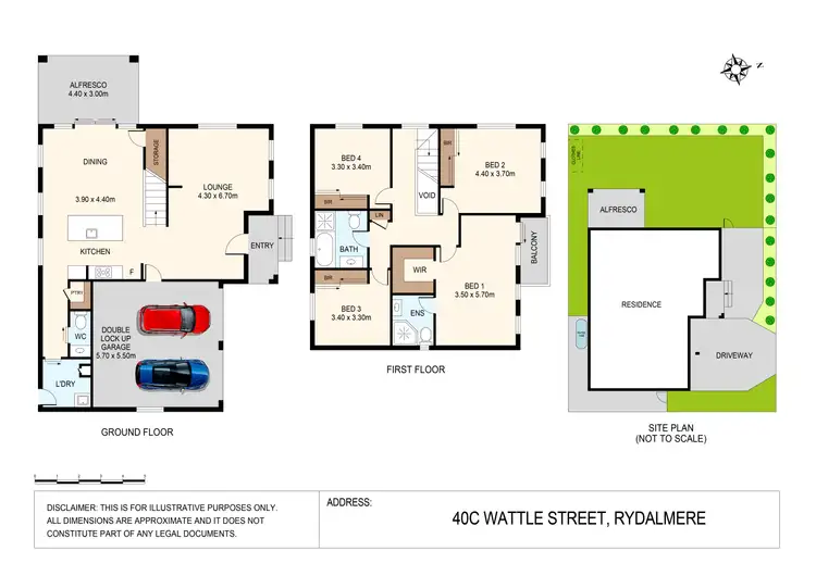 Floorplan of Homely house listing, 40C Wattle Street, Rydalmere NSW 2116