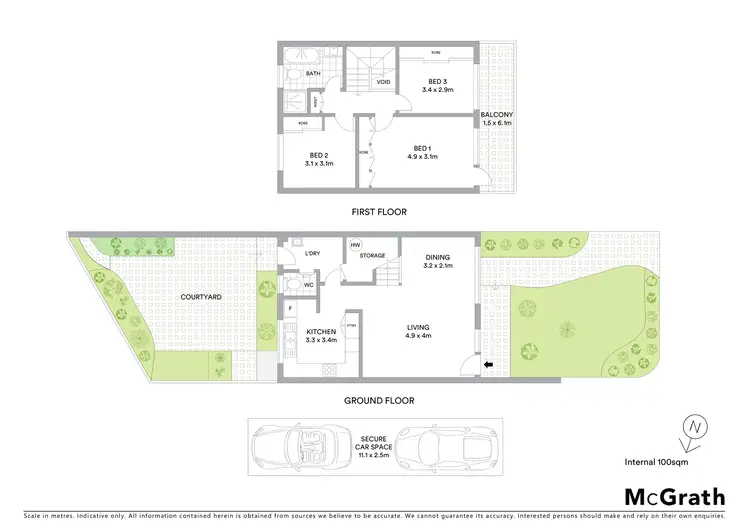 Floorplan of Homely townhouse listing, 33/20 Busaco Road, Marsfield NSW 2122