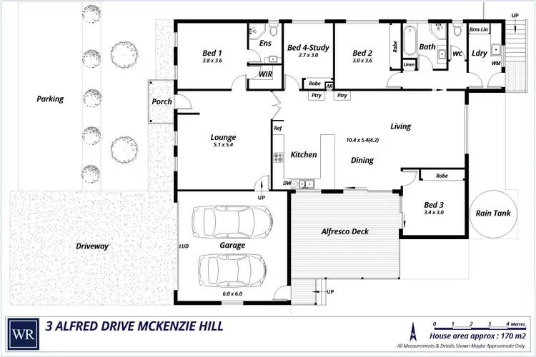 Floorplan of Homely house listing, 3 Alfred Drive, Castlemaine VIC 3450