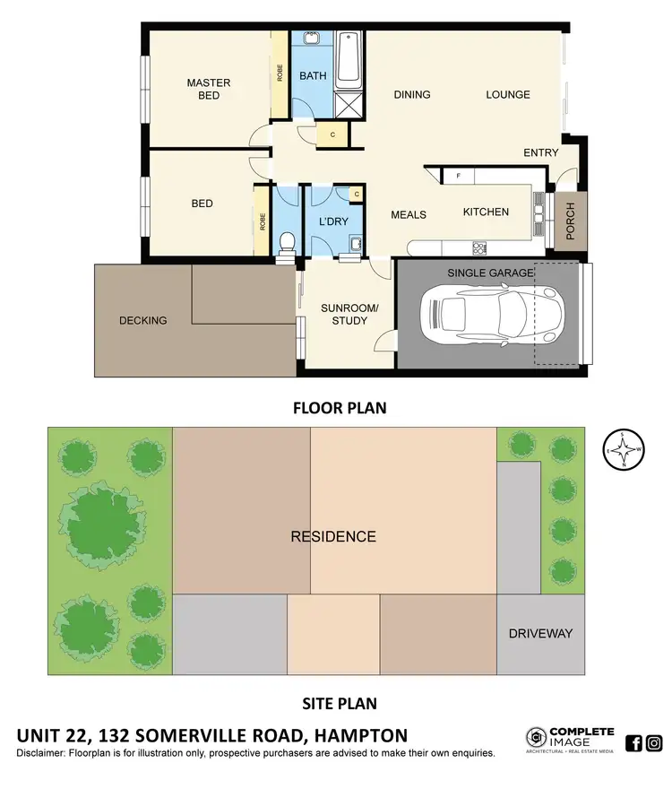 Floorplan of Homely unit listing, 22/132 Somerville Road, Hampton Park VIC 3976