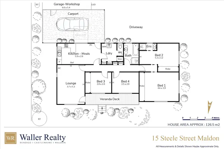 Floorplan of Homely house listing, 15 Steele Street, Maldon VIC 3463