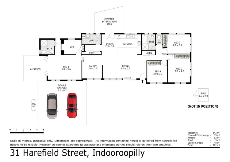 Floorplan of Homely house listing, 31 Harefield Street, Indooroopilly QLD 4068