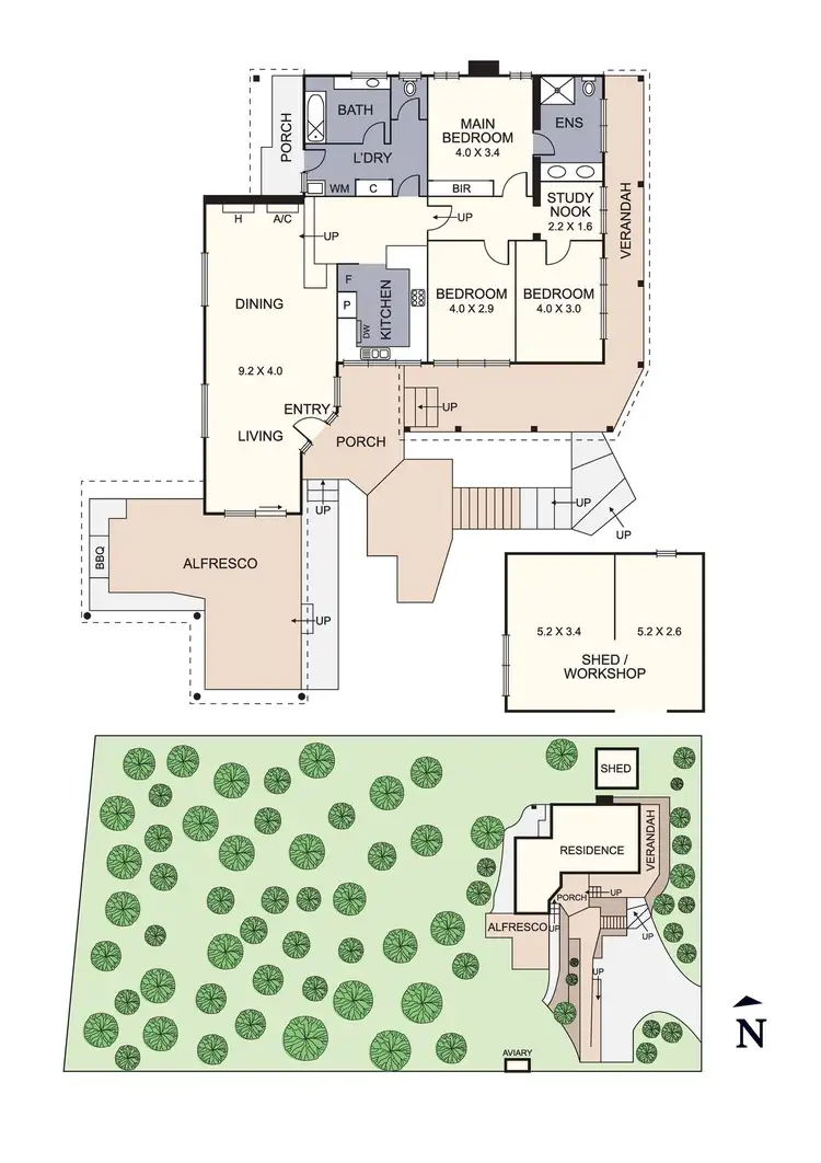 Floorplan of Homely house listing, 77 Wattletree Road, Hurstbridge VIC 3099
