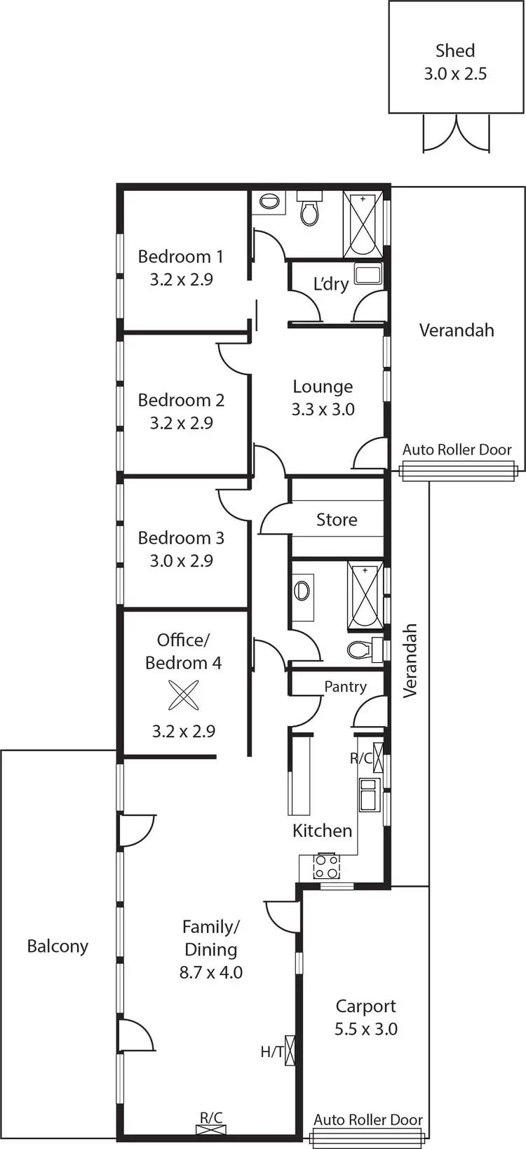 Floorplan of Homely house listing, 1 Slapes Gully Road, Burnside SA 5066