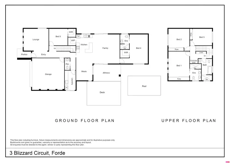 Floorplan of Homely house listing, 3 Blizzard Circuit, Forde ACT 2914