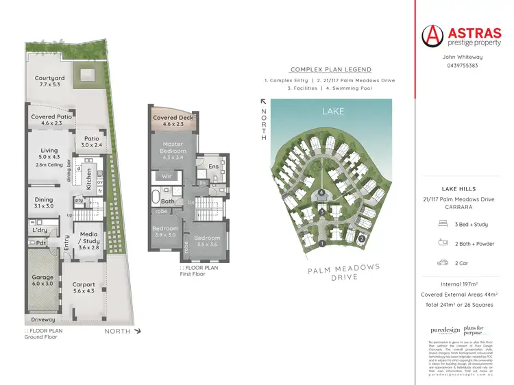 Floorplan of Homely semi-detached listing, 21/117 Palm Meadows Drive, Carrara QLD 4211