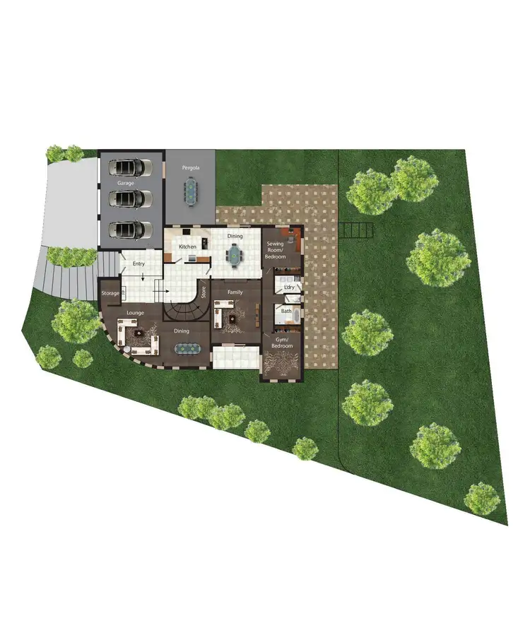 Floorplan of Homely house listing, 2 Tully Place, Jerrabomberra NSW 2619