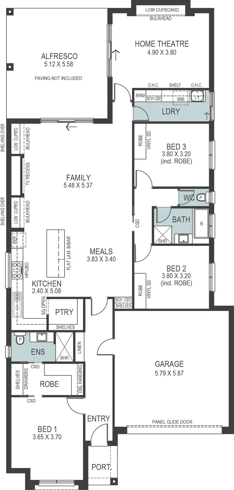 Floorplan of Homely house listing, 56 John Circuit, Angle Vale SA 5117