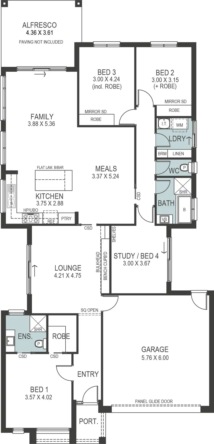 Floorplan of Homely house listing, 54 John Circuit, Angle Vale SA 5117