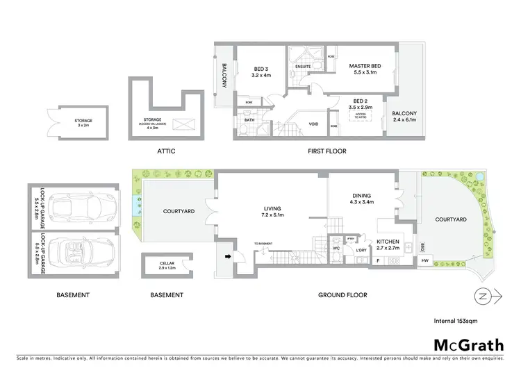 Floorplan of Homely townhouse listing, 27/55 Garland Road, Naremburn NSW 2065
