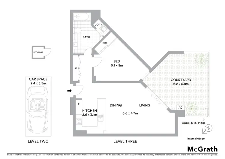 Floorplan of Homely unit listing, 377/4 The Crescent, Wentworth Point NSW 2127