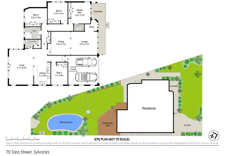 Floorplan of Homely house listing, 70 Tara Street, Sylvania NSW 2224