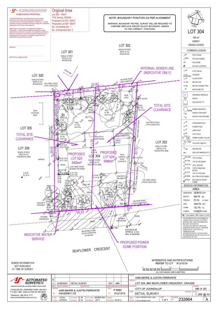 Floorplan of Homely land listing, LOT 623, 40 Seaflower Crescent, Craigie WA 6025