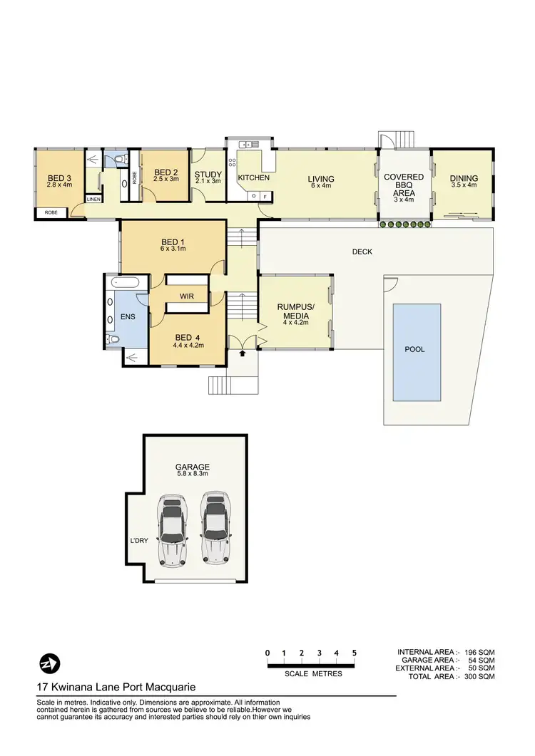 Floorplan of Homely house listing, 17 Kwinana Lane, Port Macquarie NSW 2444