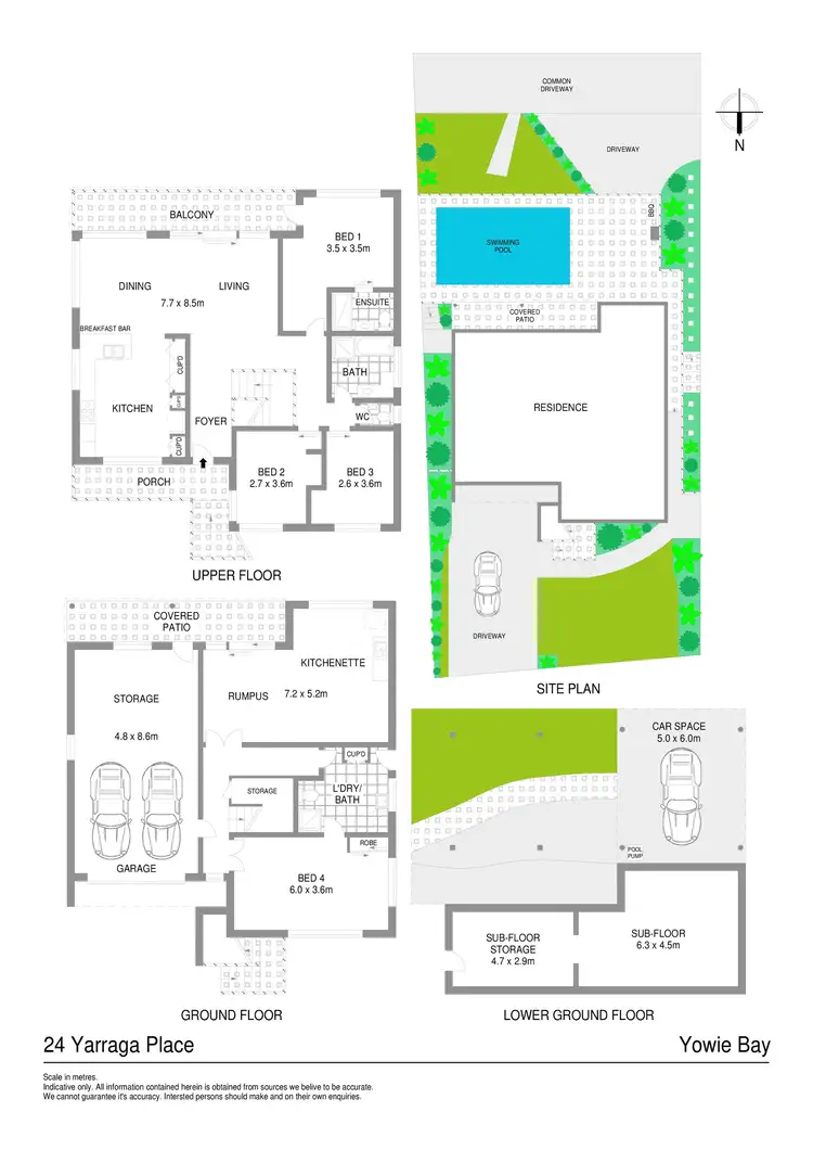 Floorplan of Homely house listing, 24 Yarraga Place, Yowie Bay NSW 2228
