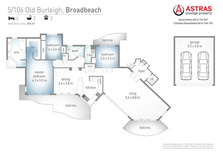 Floorplan of Homely unit listing, 5/106 Old Burleigh Road, Broadbeach QLD 4218