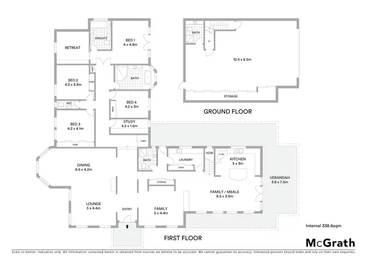 Floorplan of Homely house listing, 5 Moet Place, Albury NSW 2640