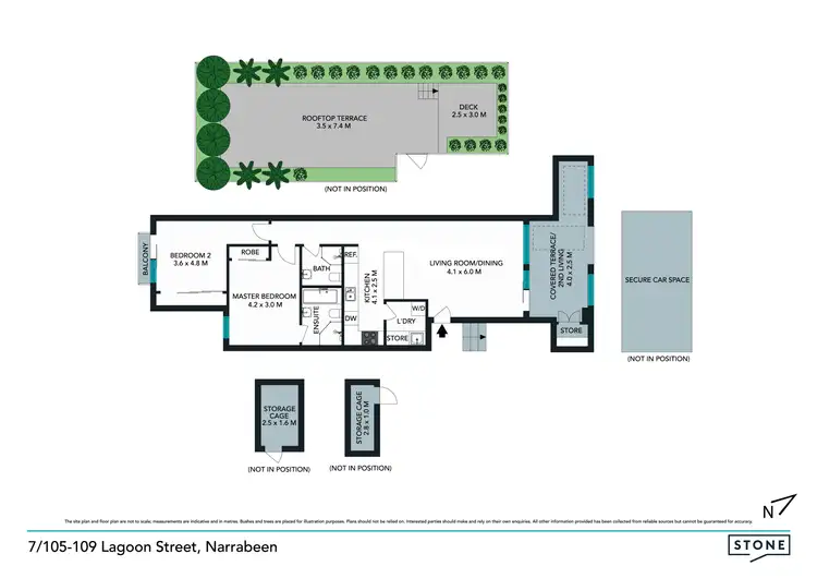 Floorplan of Homely apartment listing, 7/105-109 Lagoon Street, Narrabeen NSW 2101