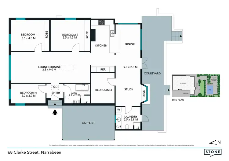 Floorplan of Homely house listing, 68 Clarke Street, Narrabeen NSW 2101