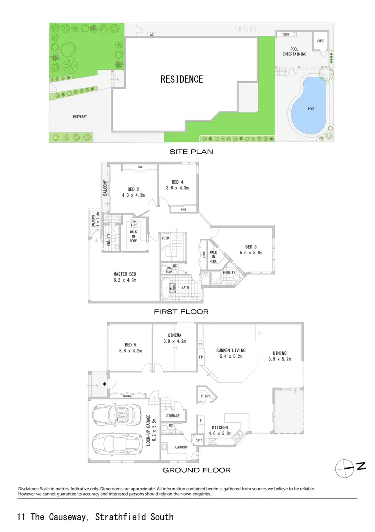 Floorplan of Homely house listing, 11 The Causeway, Strathfield South NSW 2136