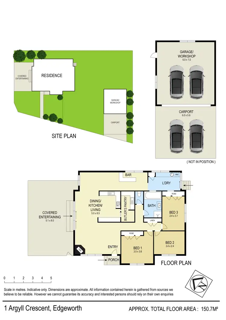 Floorplan of Homely house listing, 1 Argyll Crescent, Edgeworth NSW 2285