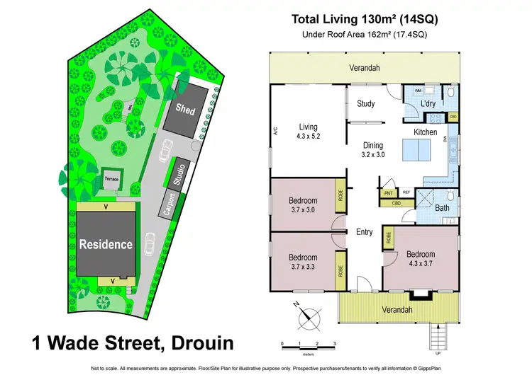Floorplan of Homely house listing, 1 Wade Street, Drouin VIC 3818