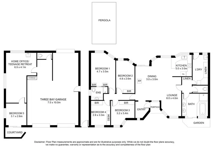 Floorplan of Homely house listing, 12 Tallarook Court, Mount Gambier SA 5290