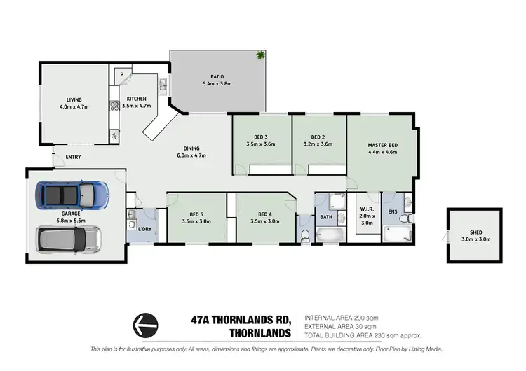 Floorplan of Homely house listing, 47A Thornlands Road, Thornlands QLD 4164