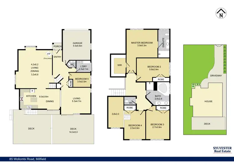 Floorplan of Homely house listing, 85 Wollombi Road, Millfield NSW 2325