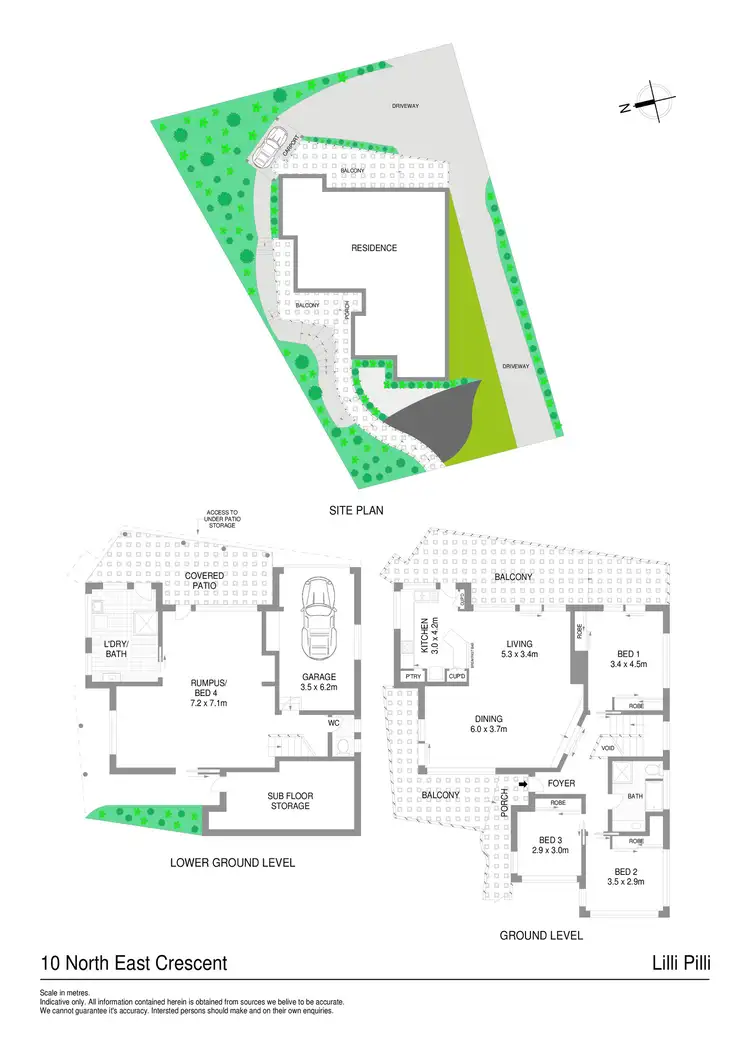 Floorplan of Homely house listing, 10 North East Crescent, Lilli Pilli NSW 2229