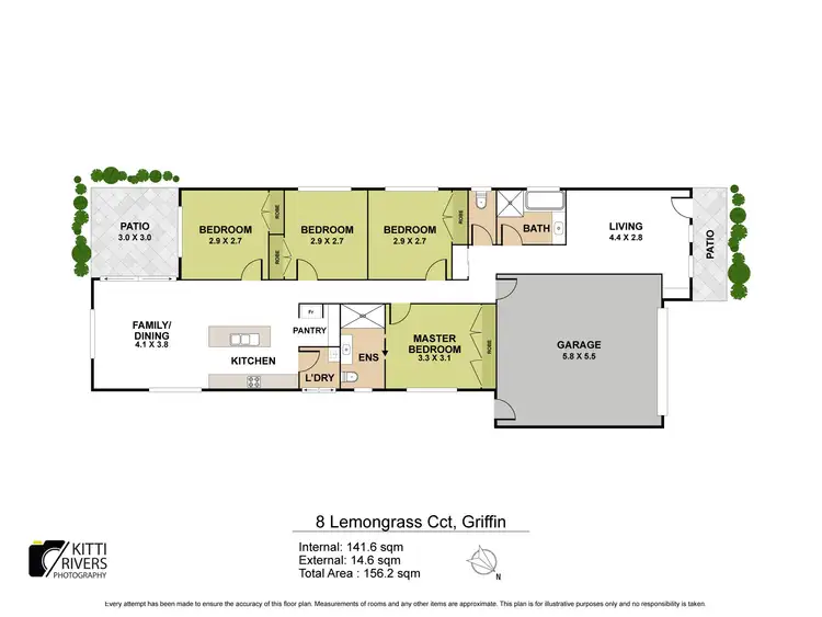 Floorplan of Homely house listing, 8 Lemongrass Circuit, Griffin QLD 4503