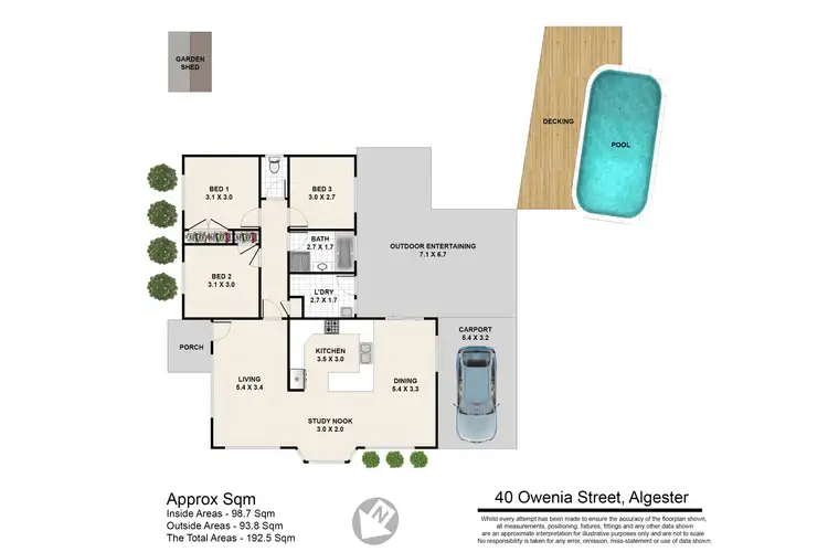 Floorplan of Homely house listing, 40 Owenia Street, Algester QLD 4115