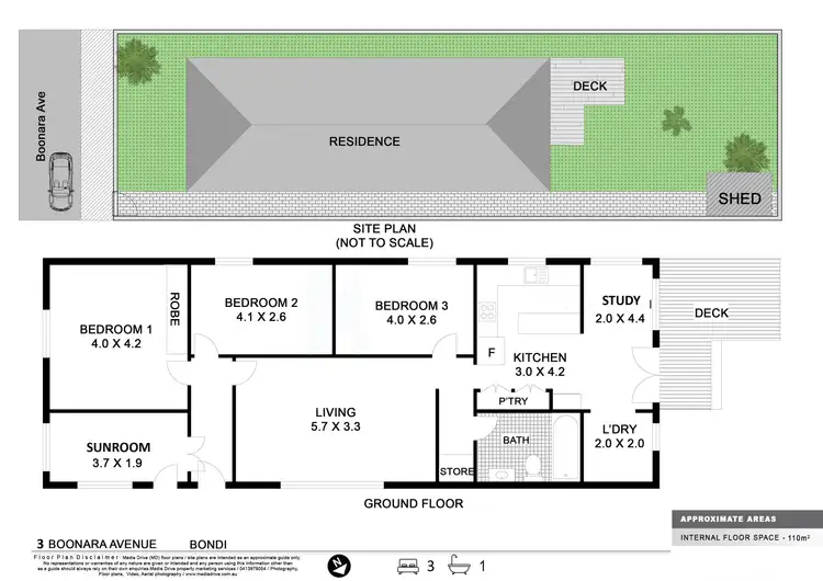 Floorplan of Homely house listing, 3 Boonara Avenue, Bondi NSW 2026