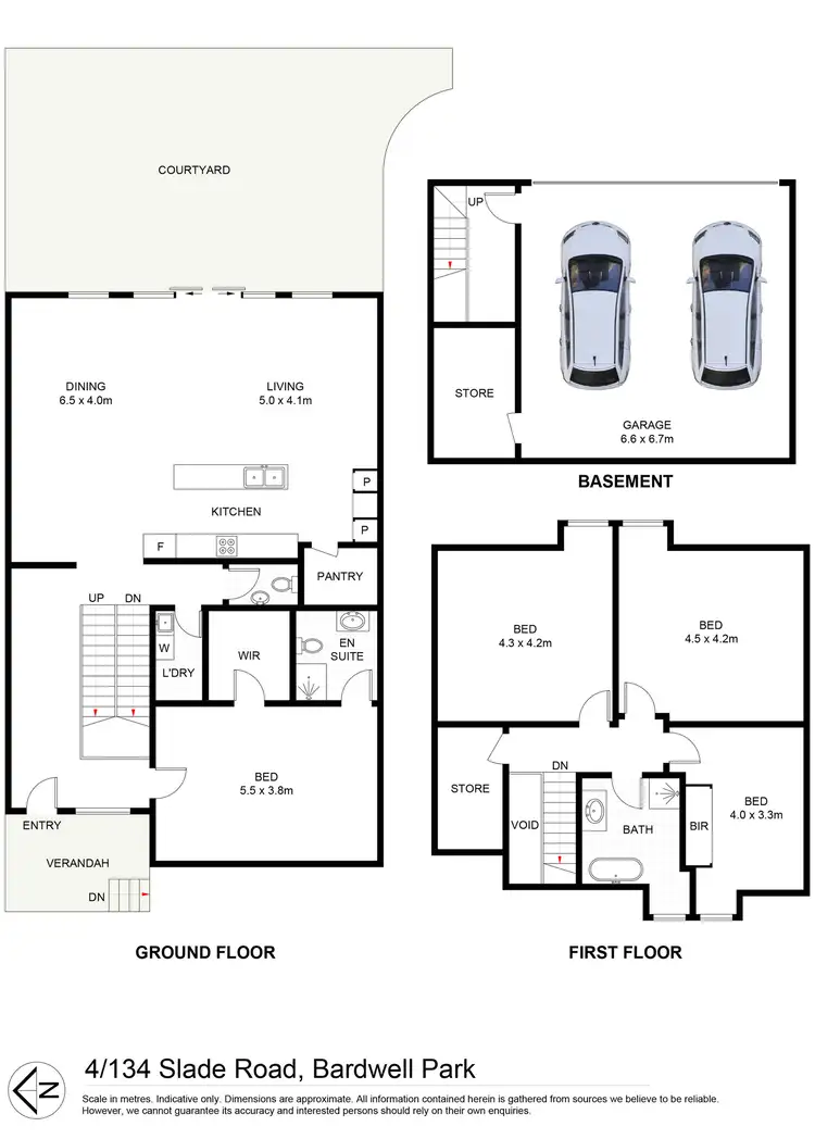 Floorplan of Homely townhouse listing, 4/134-136 Slade Road, Bardwell Park NSW 2207